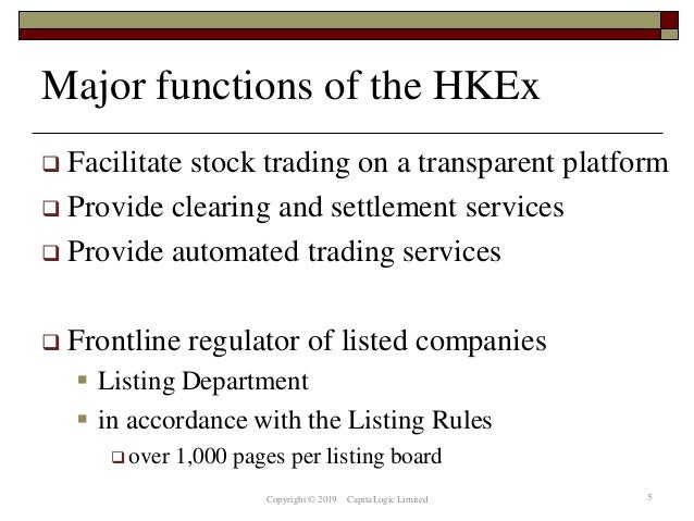 Chapter 13 The Hk Ex And Listed Companies