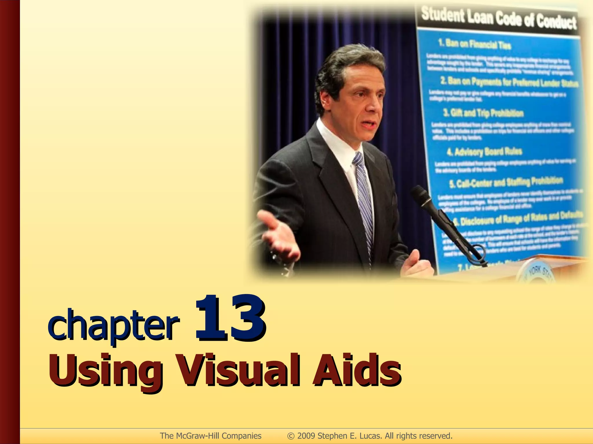 chapter  13 Using Visual Aids 