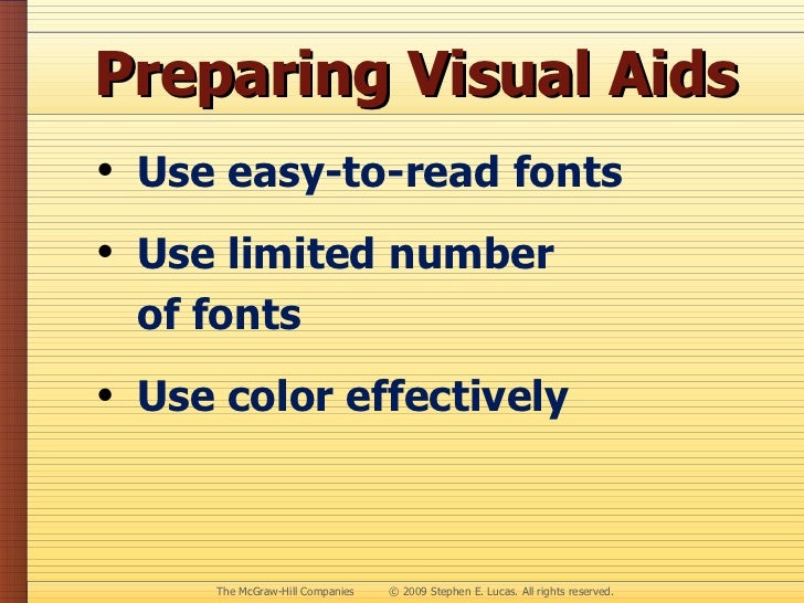 Chapter 13 Using Visual Aids