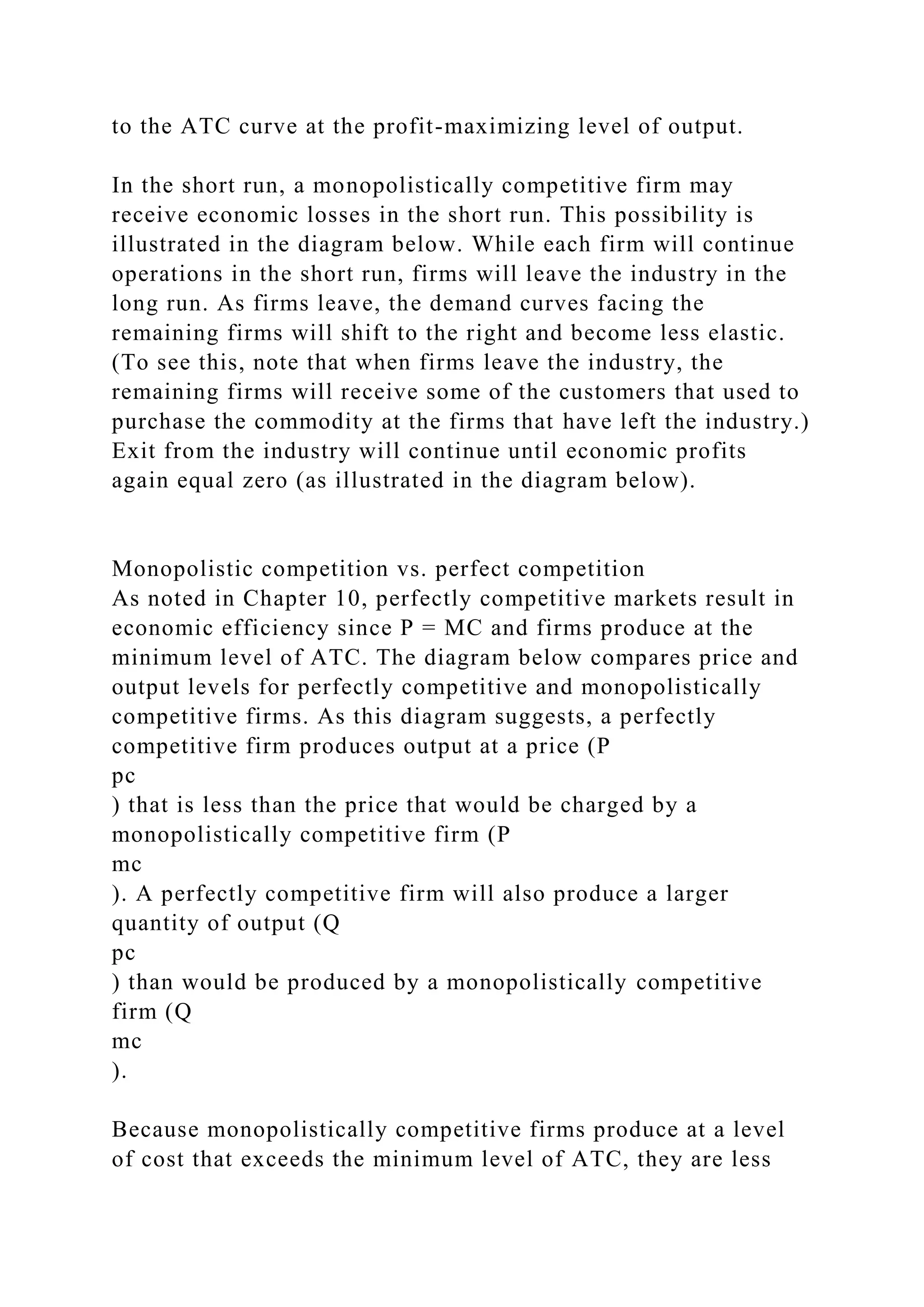 A Competitive Industry Is Characterized By Chapter 13A monopolistically competitive market is characterized.docx