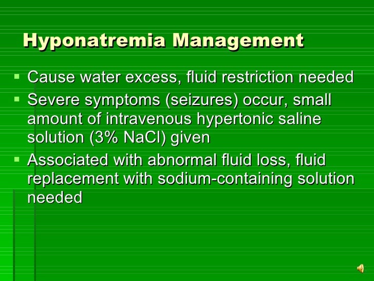 Chapter 13 And 15 Electrolyte Imbalance Part 1