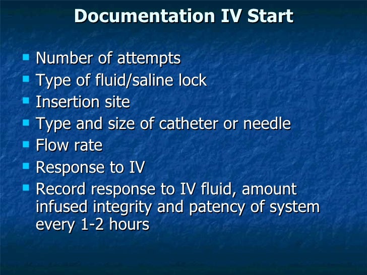 Chapter 13 And 15 Iv Therapy