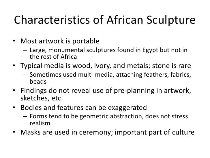 Chapter 13 and 28 African Art