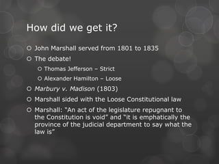 The Court of international tradeCivil cases regarding tariffs and tradeBased in New York CityCases are also heard in other major port cities