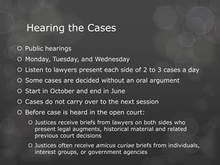 Policy-Making Power of the Supreme Court