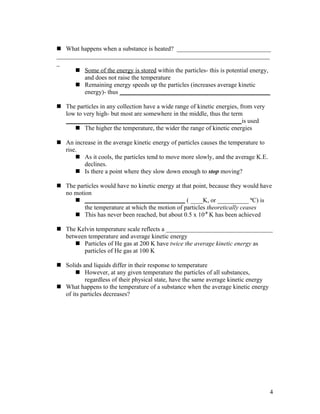 Chemistry - Chp 13 - States of Matter - Notes | DOC