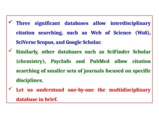 Chapter 13 Citation Databases.,,,,,,pptx | PPTX