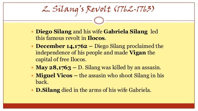 What were the causes of the Filipino Revolts?