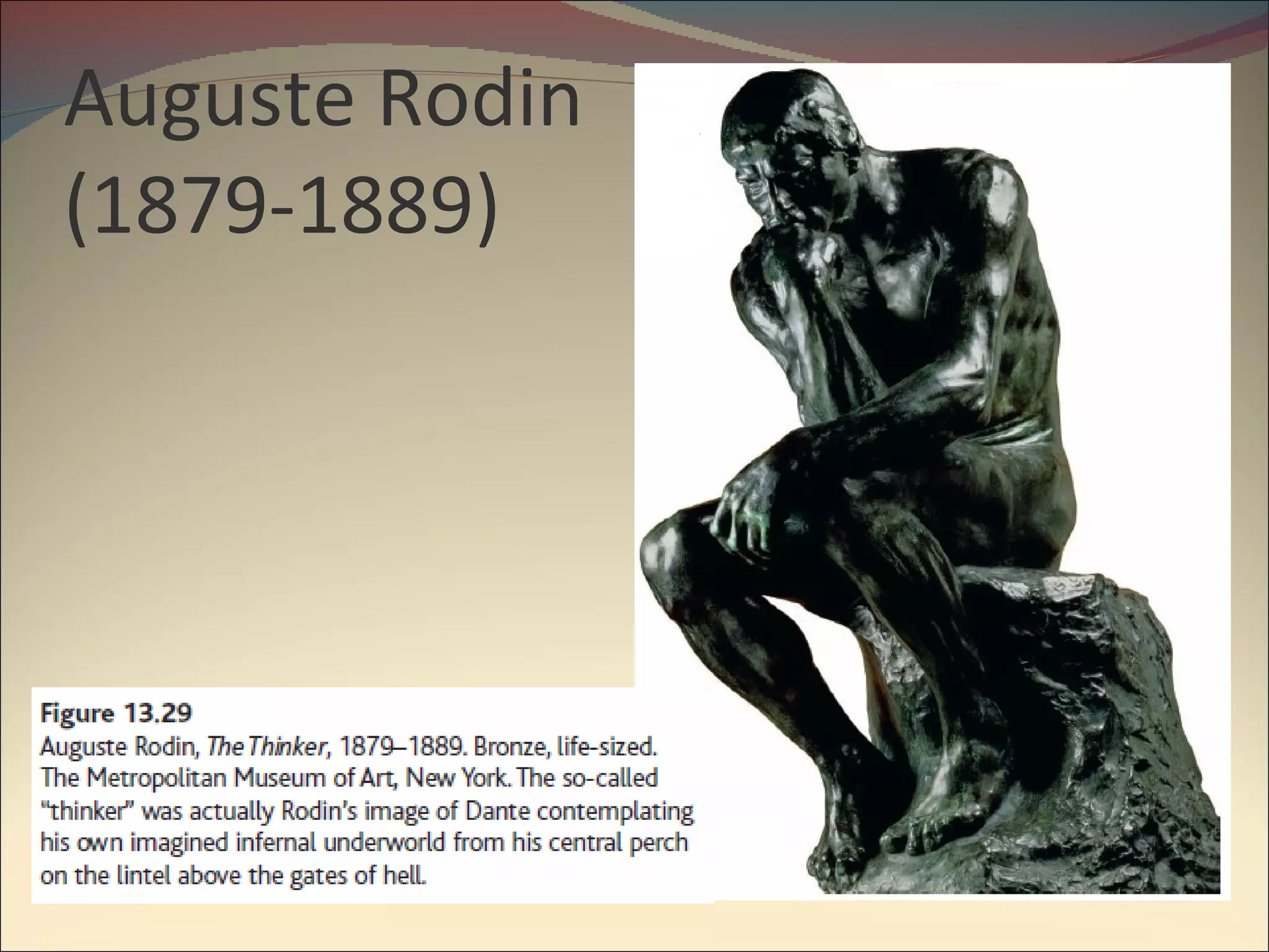 Auguste Rodin (1879-1889) 