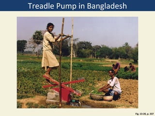 Treadle Pump in Bangladesh




                             Fig. 13-20, p. 337
 