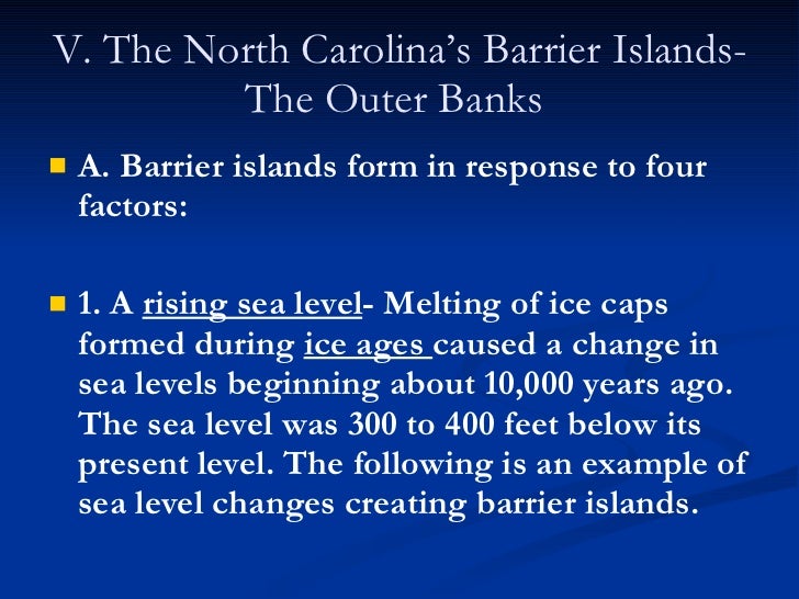 chapter 13 oceans and beaches how barrier islands form