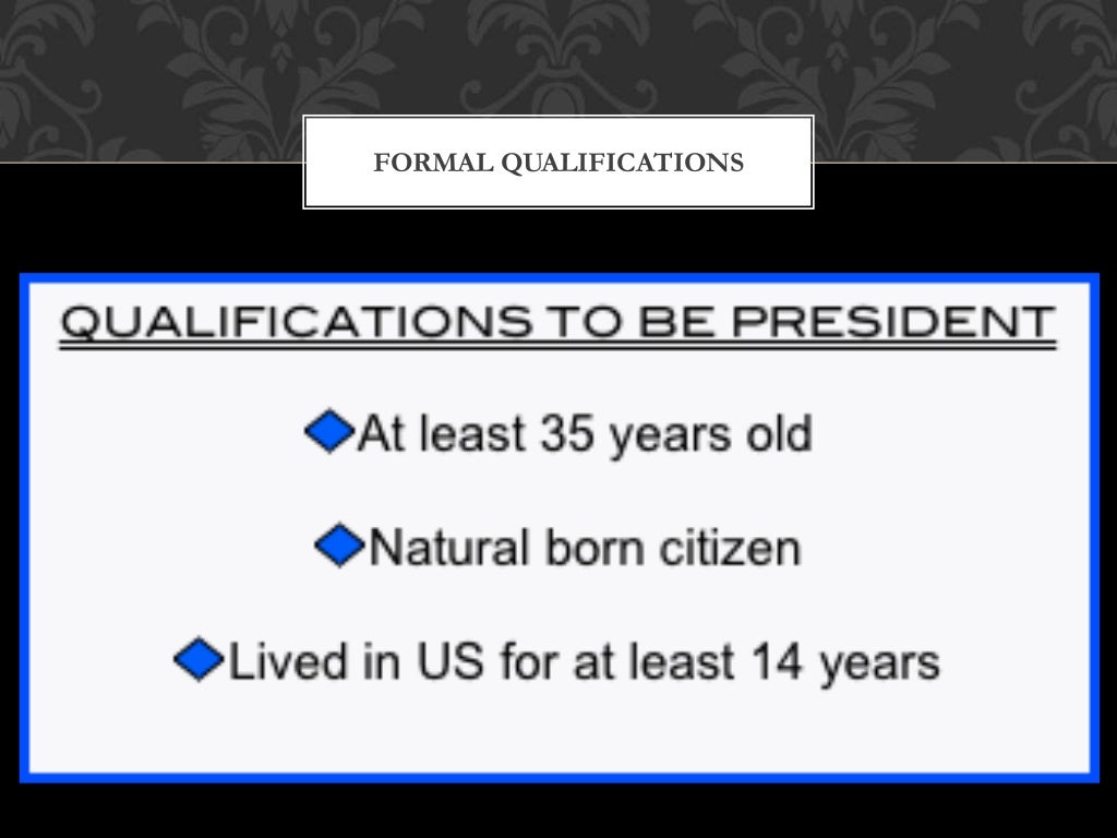 Chapter 13 presidency