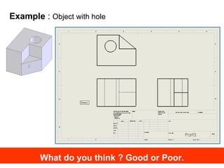 What do you think ? Good or Poor. Example  :  Object with hole 