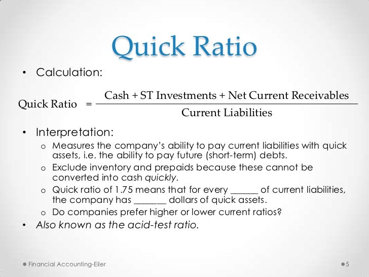 How To Find Quick Ratio In Accounting Haiper