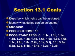 Chapter13sections 1 2 | PPT | Law