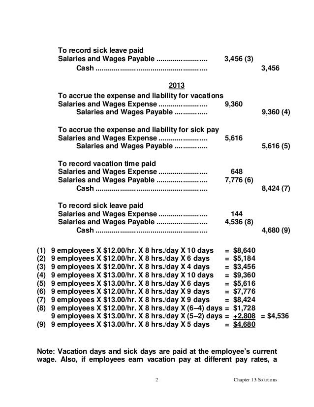 Chapter 21 Solutions Intermediate Accounting