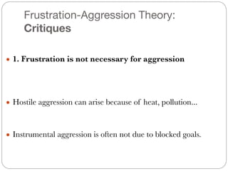 AGGRESSION (Psych 201 - Chapter 13 - Spring 2014) | PDF