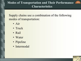 Chapter 13 transportation in a supply chain | PPT