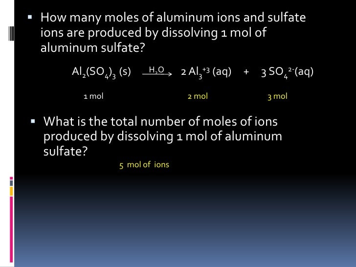 Write a molecular equation for aluminum sulfate and sodium phosphate