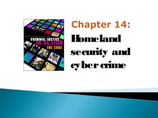 H omeland
security and
cyber crime
 