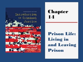 Prison Life:
Living in
and Leaving
Prison
Chapter
14
 