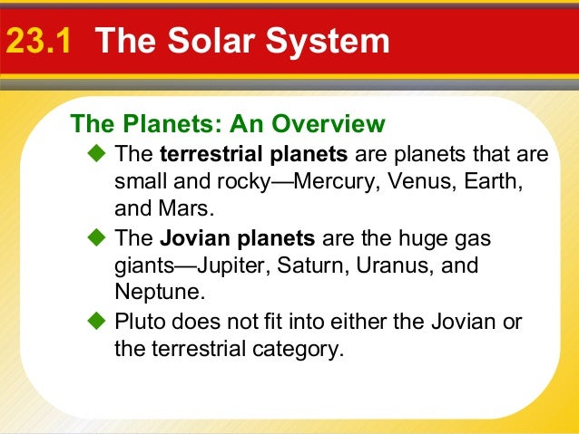 Touring Our Solar System