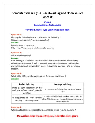 Chapter 14 Important questions | PDF