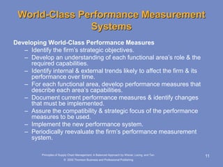 Performance Measurement Supply Chain Management | PPT