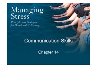 Communication Skills

     Chapter 14
 
