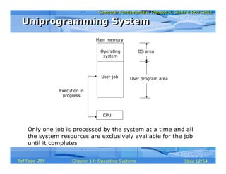 Computer Fundamentals Chapter 14 os | PDF