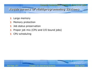 Computer Fundamentals Chapter 14 os | PDF