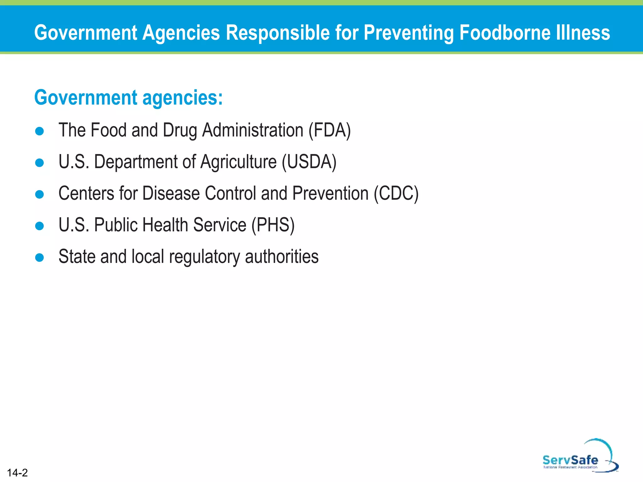 Chapter 14 Food Safety Regulation And Standards PPT Chapter 14 Food Safety Regulation And Standards PPT