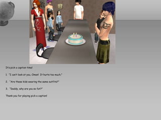 It’s pick a caption time!1.  “I can’t look at you, Oman!  It hurts too much.”“Are these kids wearing the same outfits?”“Daddy, why are you so fat?”  Thank you for playing pick a caption!  