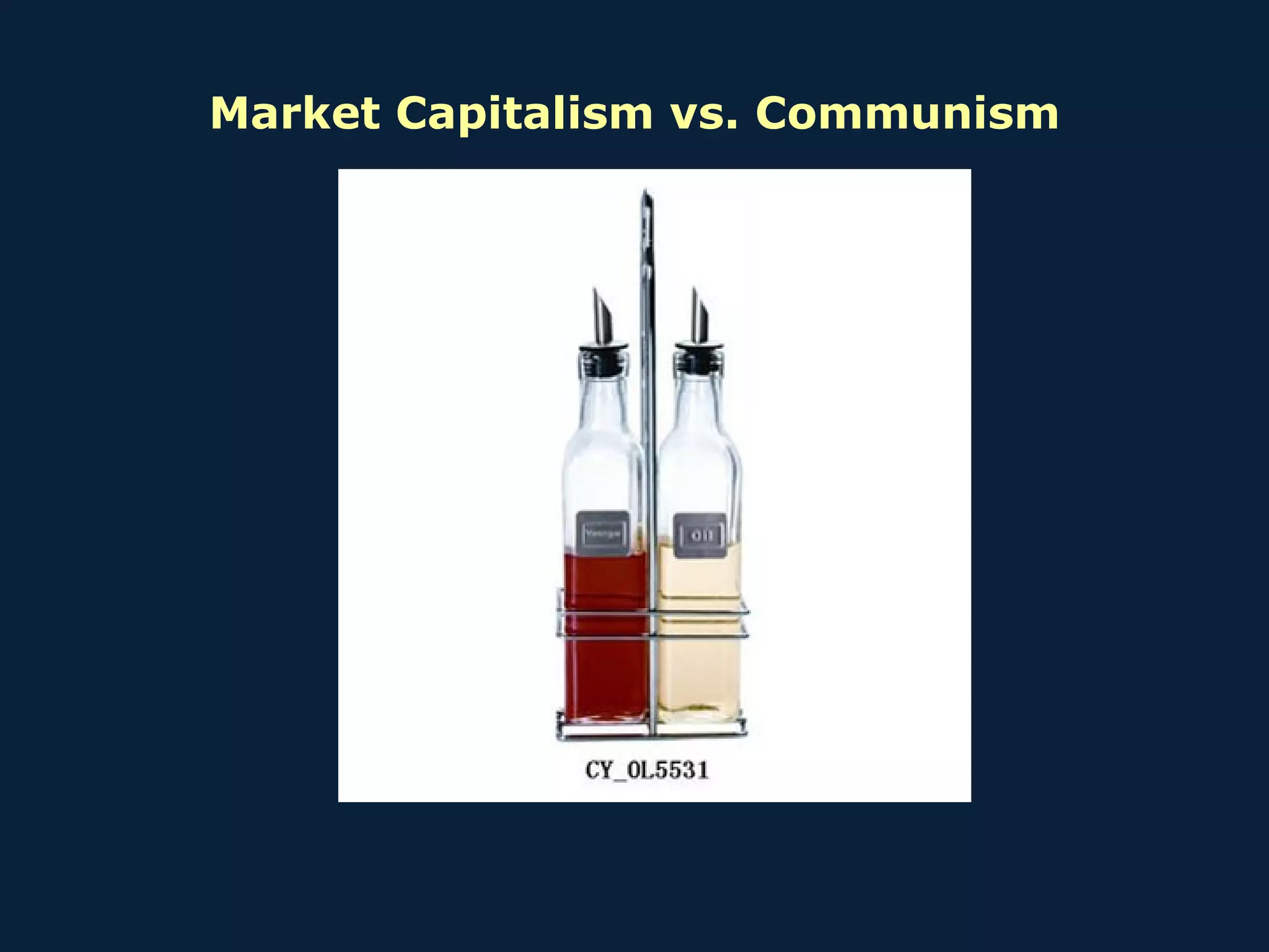 Market Capitalism vs. Communism 