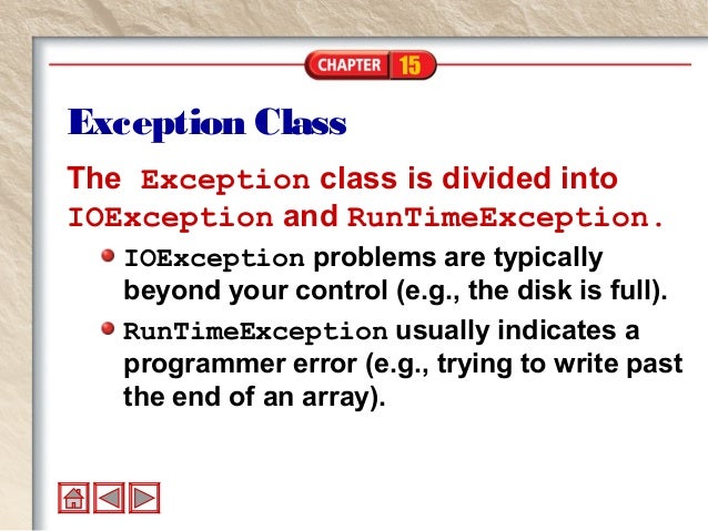 difference between ioexception and exception