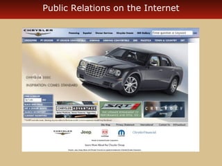Public Relations on the Internet 
 