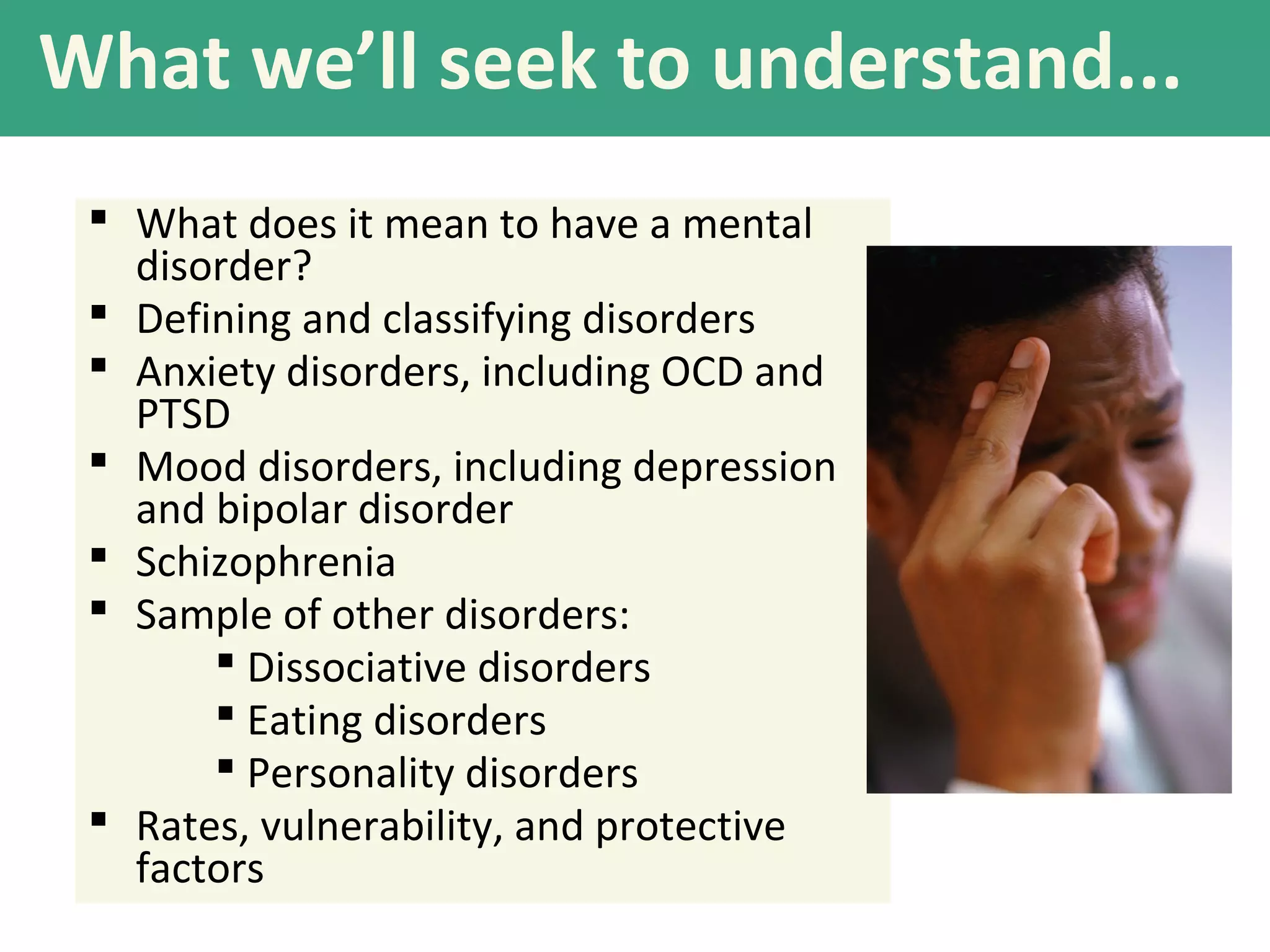 Psychological Disorders | PPT