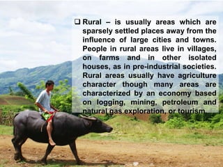 Chapter 15 : Rural Communities | PPTX