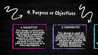 A. DESCRIPTIVE B. COMPARATIVE
 