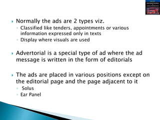 Chapter 15.ppt Types of MediaAdvertising | PPT