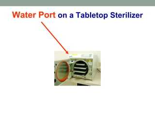 Water Port on a Tabletop Sterilizer
 