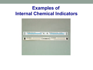 Examples of
Internal Chemical Indicators
 
