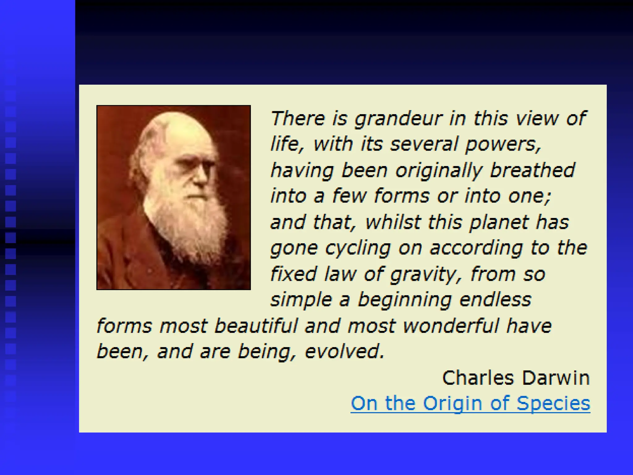 Chapter 15-Notes ppt Evolution of organisms