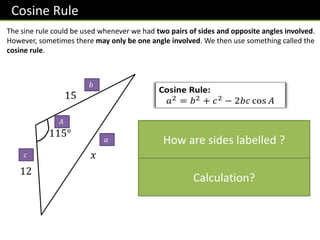 Sin Cos Inner Rule Chapter 15 - Sine and Cosine Rule.pptx.pdf