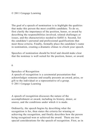 Chapter 15Ceremonial Speaking for Special OccasionsSPEAK.docx
