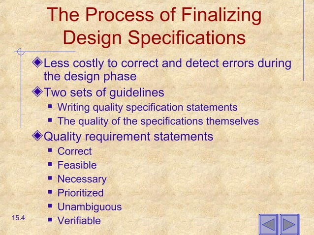 Chapter15 finalizing design specifications | PPT