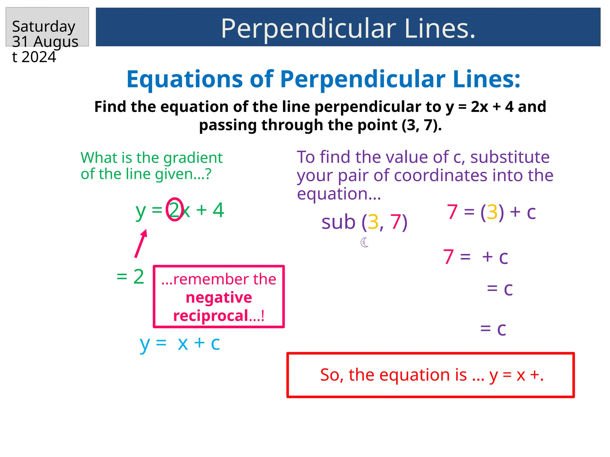 IGCSE Math Chapter 15 Gradient of two points | PPTX