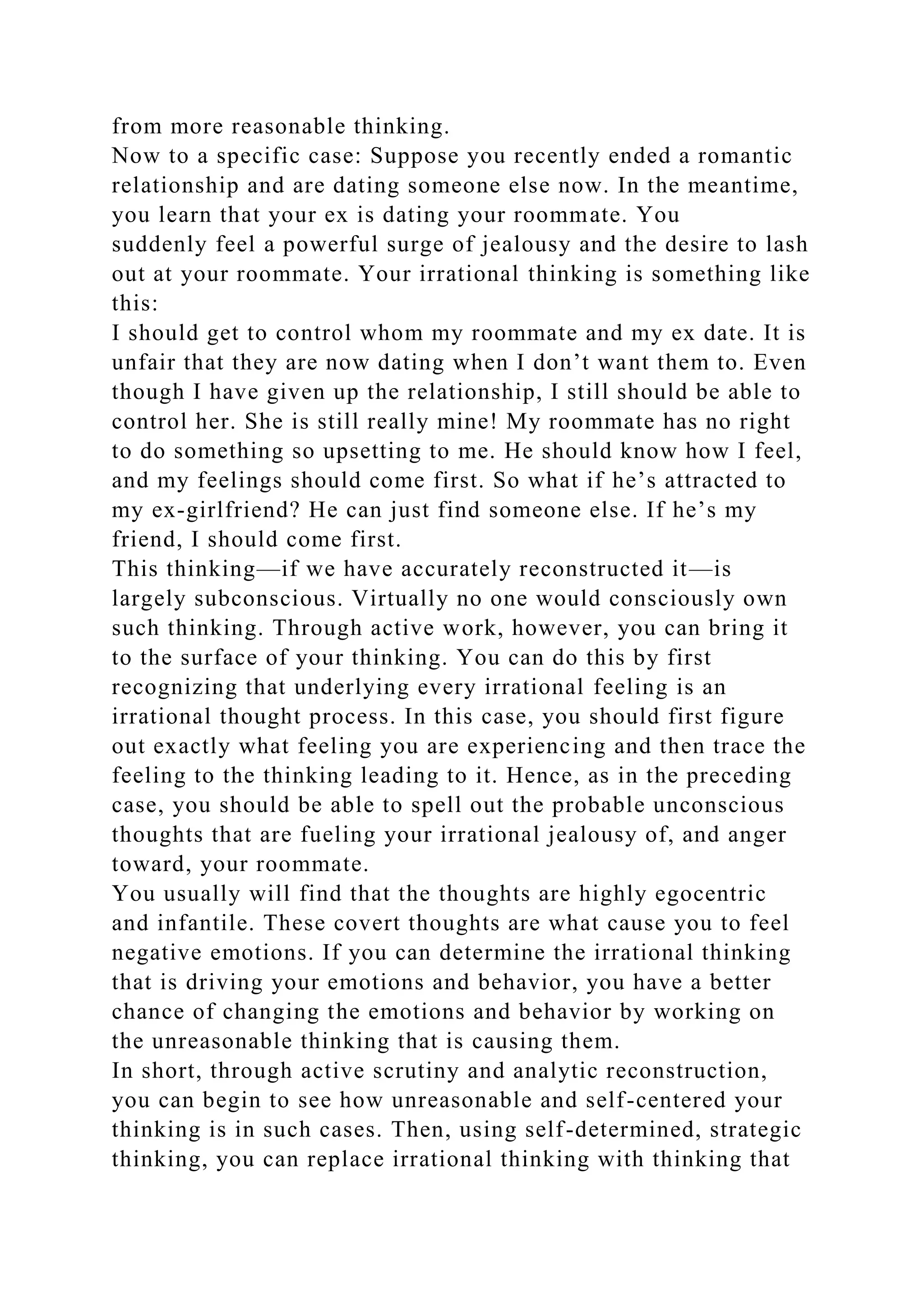 Chapter 15 Strategic Thinking Part OneStrategic thinking has tw.docx