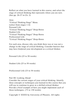 Chapter 15 Strategic Thinking Part OneStrategic thinking has tw.docx