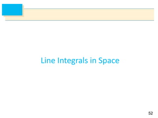 5252
Line Integrals in Space
 